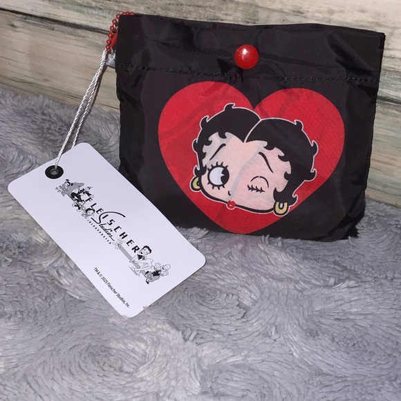 Betty Boop Black Tote Bag - Picture 3 of 4